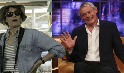 Doc Martin Martin Clunes Fell Of Chair Twice In Sigourney Weaver Cameo
