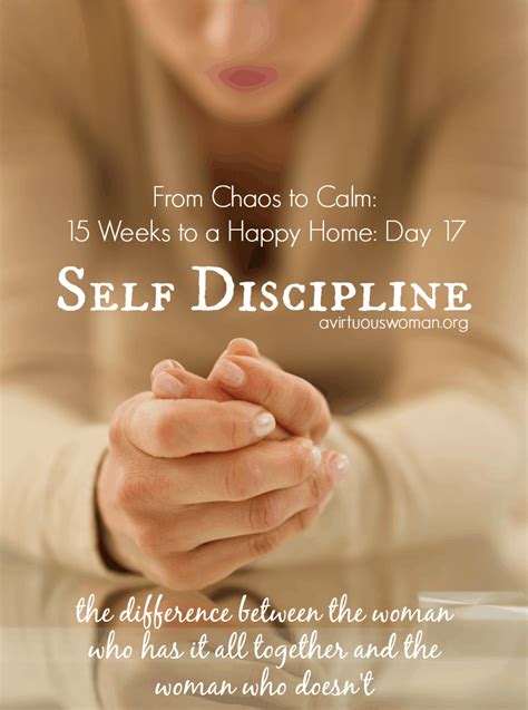 Self Discipline Day 17 A Virtuous Woman