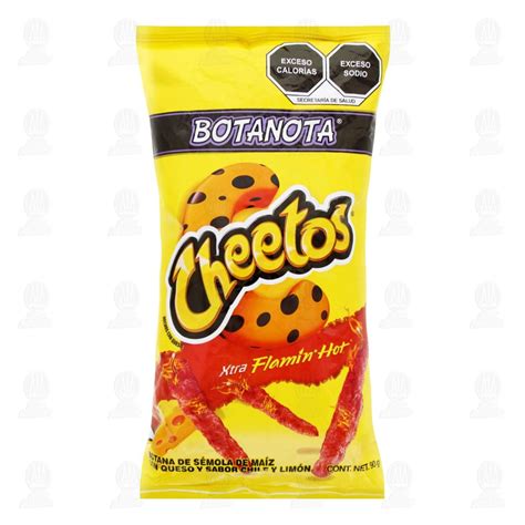 Botana Cheetos Xtra Flamin Hot Sabor Chile Y Limón 90 Gr