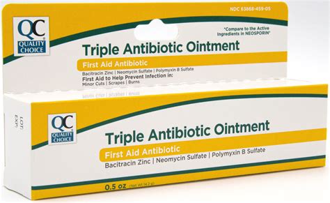 Buy Quality Choice Triple Antibiotic Bacitracin Neomycin Polymyxin