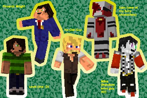 Random Minecraft Skins By Garrys Mod Dude On Deviantart