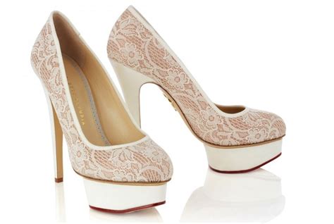 Nude Ivory Lace Wedding Shoes