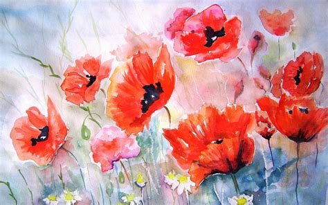 38+ Watercolor Flowers Wallpaper on WallpaperSafari