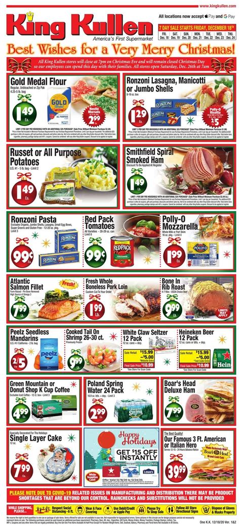 King Kullen Christmas Ad 2020 Current Weekly Ad 1218 12242020