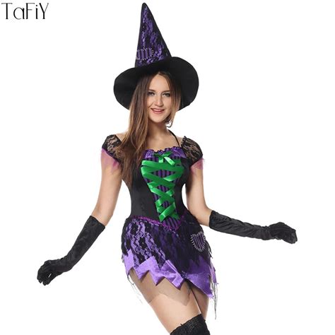 tafiy 2017 sexy witch costume women magic moment costume sexy adult witch halloween costume