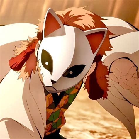 An Anime Character With Red Hair And Green Eyes Wearing A White Cat