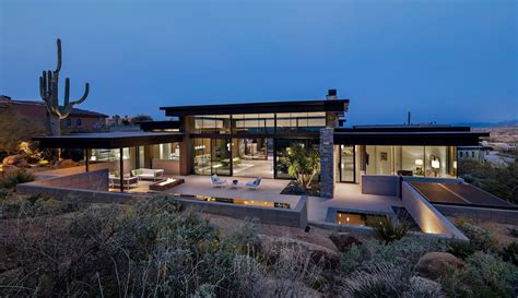 A Splendid Home Nestled Into The Stunning Terrain Of The Arizona Desert