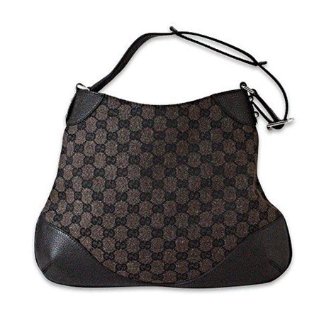 Gucci Brown Canvas Hobo Handbag Shoulder Bag 272386 Accessorising