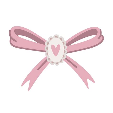 Premium Vector Pink Vintage Bow