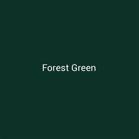 24 Ga Forest Green 12 Metal Color Sample