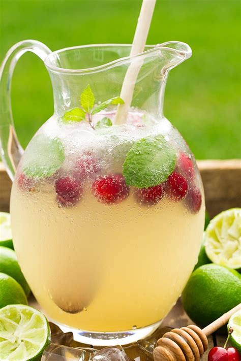 Sparkling Limeade With Honey Recipe Cooking Classy