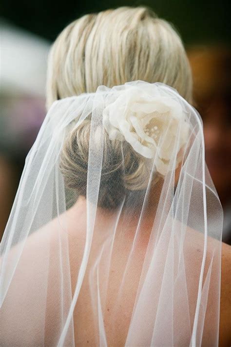 Quick navigation bridal look with veil and flowers wedding hairstyles with veil for long hair low nape bun, with veil. instead of the flower, maybe a ...