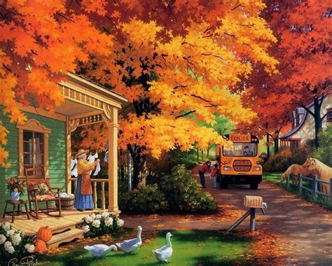I Love The Nostalgia Of This Art Floral Fall Pictures Pretty Pictures