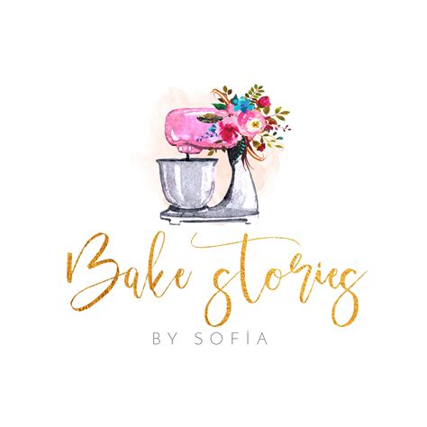 Designed by elegant themes | powered by wordpress. Premade Watercolor Logo - Watercolor Cakes - Floral Logo ...