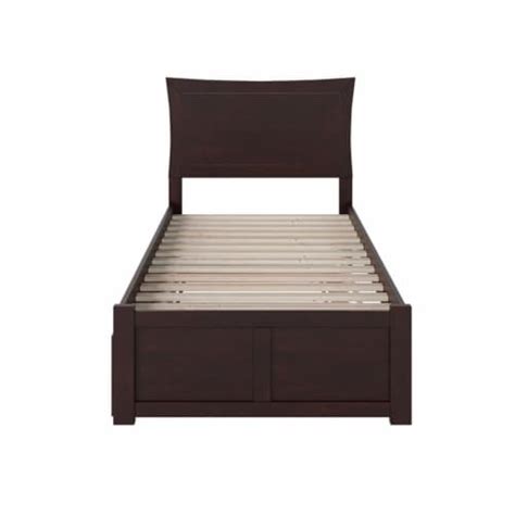 Afi Metro Twin Xl Platform Panel Bed With Trundle In Espresso 1 Fred
