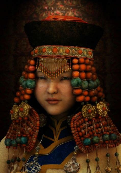 China Mongolian Girl Living In Erduos ©xiao Qi Young Costume Ethnique Visage Du Monde