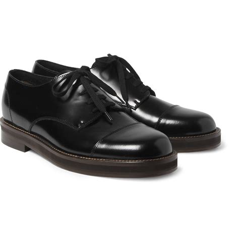 Our men's derby shoes feature elegant styles in premium leather that look just as good at the office as on an evening jaunt. Marni Leather Derby Shoes in Black for Men | Lyst