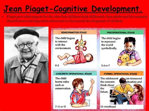 Jean piaget's theory of cognitive development suggests that children move through four different stages of mental development. What Are Piaget's Four Stages of Development? | Kid, The o ...