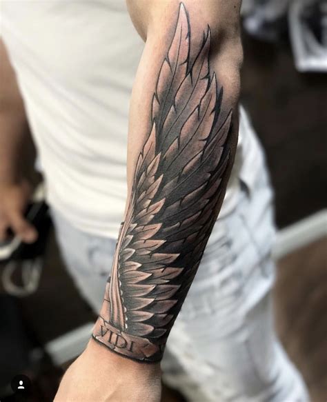 Pin By Emma Johansson On Tattoo Cool Forearm Tattoos Wing Tattoo Men Forearm Tattoo Men