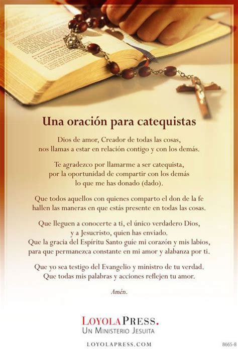 Una Oraci N Para Catequistas Catechist Catholic Prayers Catholic