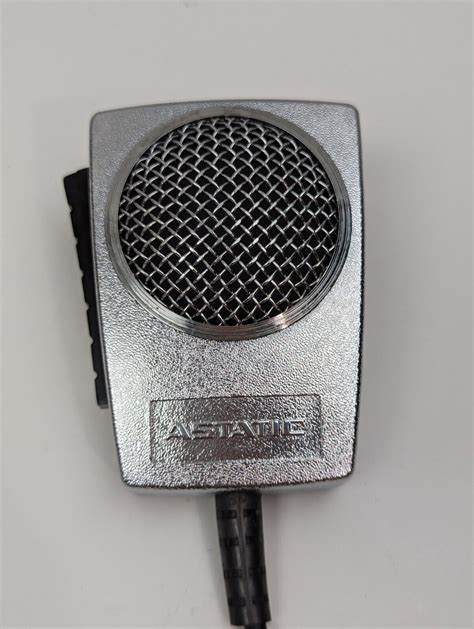 Vtg Astatic D104 M6 Minuteman Ii Chrome Cb Radio Microphone 5 Pin Wbox