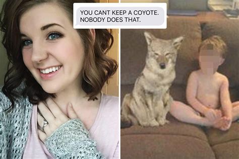Prankster Wife Convinces Husband That She Adopted A Wild Coyote Using
