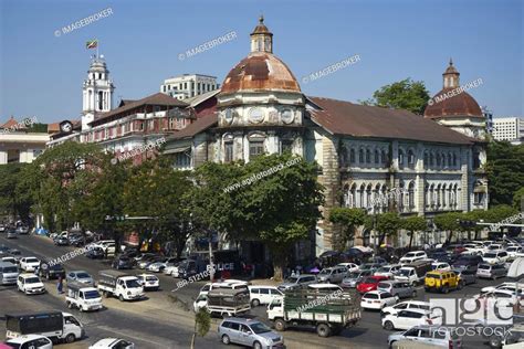 Yangon Division Court British Colonial Building Corner Of Strand Road