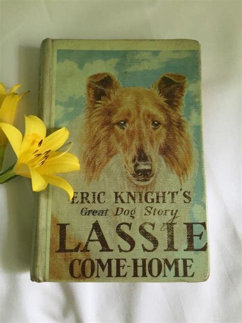 Vintage Lassie Come Home Book First Edition By Kimscottageloft