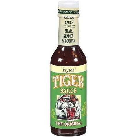 Try Me Tiger Sauce The Original Oz Glass Bottle Walmart Com