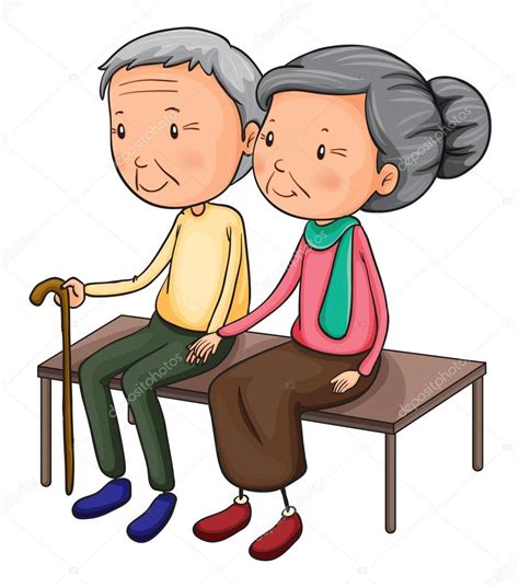 Old Couple Stock Vector Image By ©interactimages 21322891