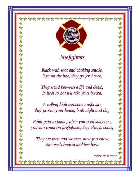 Fireman Poems Firefighter Firefighter Quotes Firefighter Love