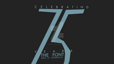 Celebrating 75 Years By Supermax124 On Deviantart