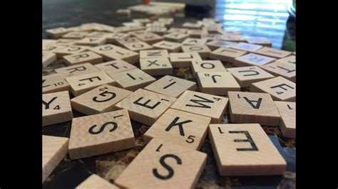 Diy Scrabble Letter Coaster Youtube