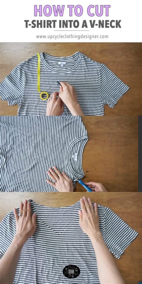 How To Cut T Shirt Into A V Neck Fashion Wanderer
