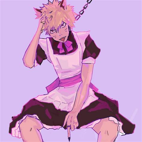 Bakugou Maid Outfit Anime Cat Boy Maid Anime Men In Maid Outfit