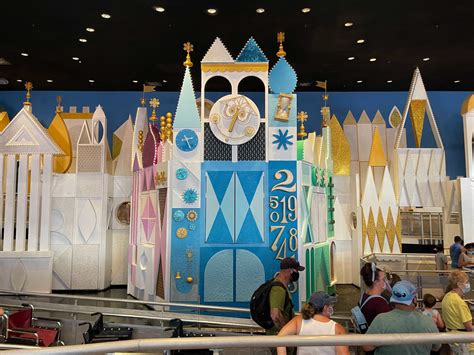 Photos Its A Small World Clocktower Given Colorful Makeover At