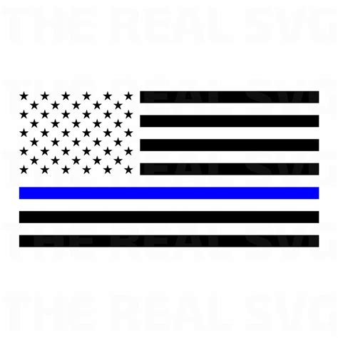 Thin Blue Line Flag Svg Free 187 Svg Images File