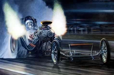 Qanda Legendary Drag Racing Artist Kenny Youngblood