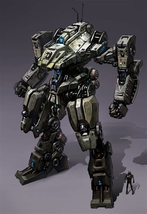 Golem Mech By Waza8i On Deviantart Mech Armor Concept Robots Concept