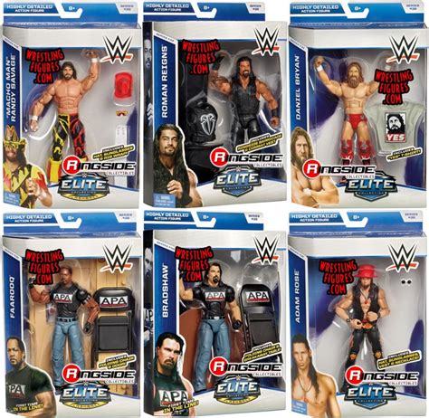 Wwe Elite 38 Complete Set Of 6 Wwe Toy Wrestling Action Figures By