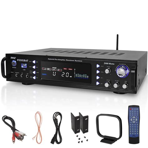 Wireless Bluetooth Home Stereo Amplifier Hybrid Multi Channel Watt Power Amplifier Home