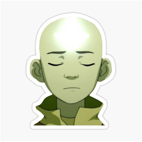 Aang In Avatar State Sticker For Sale By Realtas Redbubble