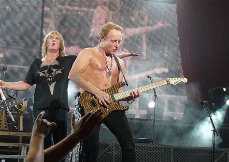Joe Elliott And Phil Collen Live With Def Leppard On August 13 2008