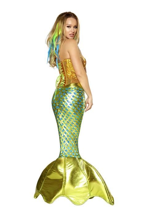 Adult Siren Of The Sea Deluxe Mermaid Woman Costume 22999 The