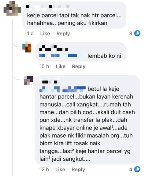 B40 Pandai Beli Online Tak Ada Duit Nak Cod Rider Penat Menapak Rumah Flat Parcel Tak Dapat