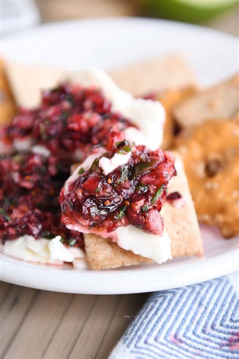 Cranberry Jalapeno Cream Cheese Dip Mels Kitchen Cafe