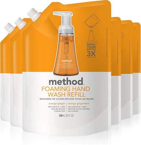 Method Foaming Hand Soap Refill Orange Ginger 28 Oz 6