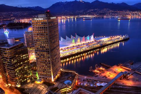 Vancouver Waterfront And The North Shore Mountains Hdr Flickr