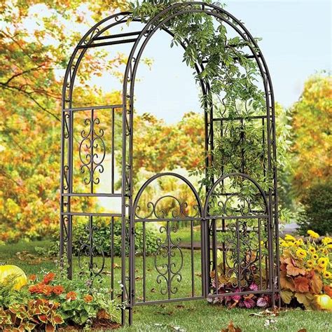 Montebello Trellis 200 Garden Arches Garden Arbor With Gate