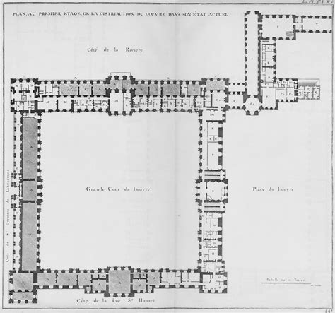 A Plan Of The Louvres Cour Carrée And The Making Of The